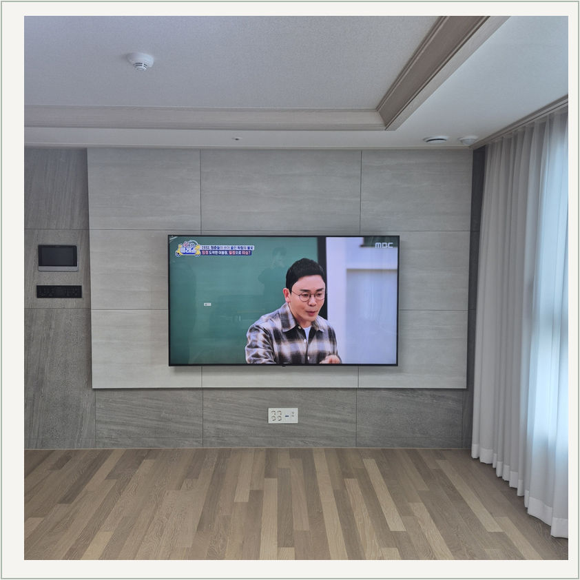 벽걸이TV 설치 및 선정리 사진 39-1
